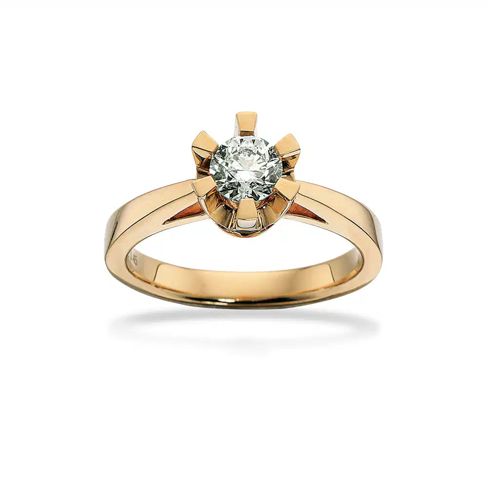 14KT RING PRINSESSE 0,50 W.VVS