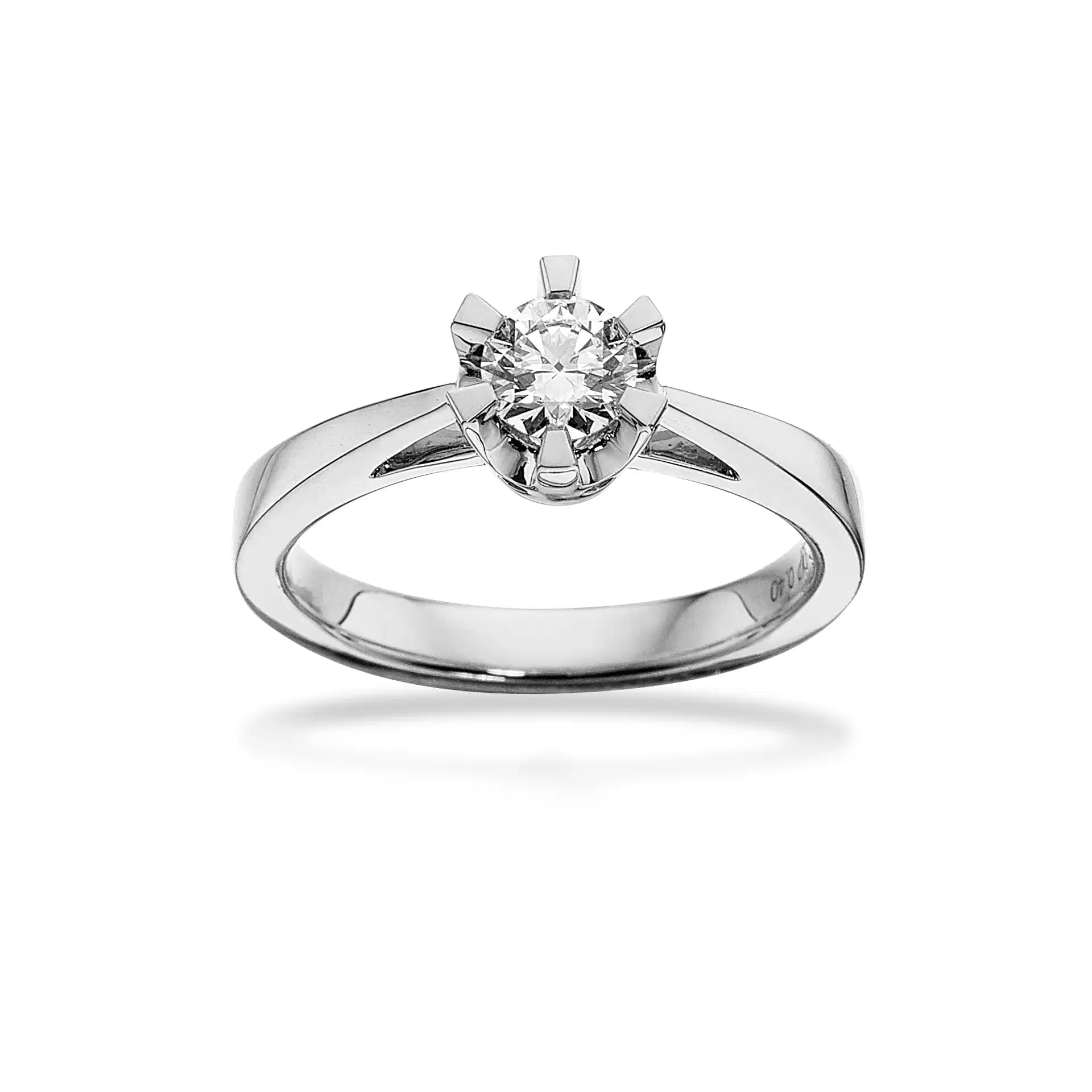 14KT HV RING PRINSESSE 0,40 W.VVS