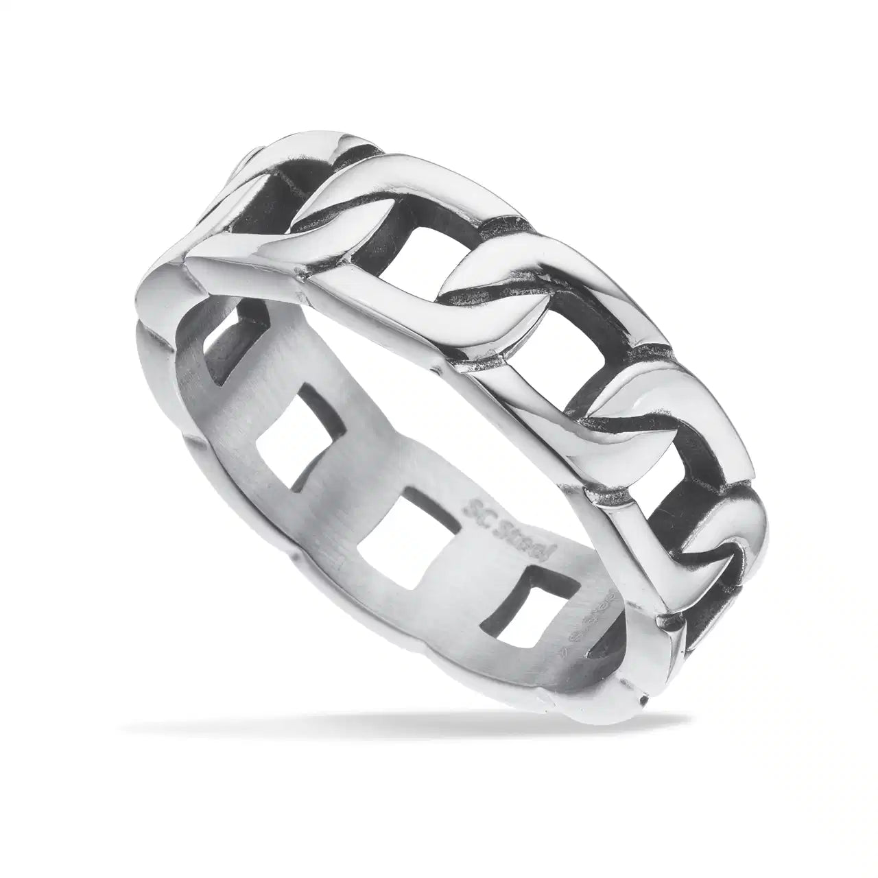 HERRE RING STÅL OXIDERET
