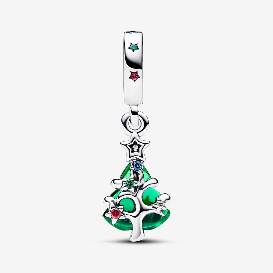 Pandora Moments Juletræ Sterling Sølv Charm 792983C01