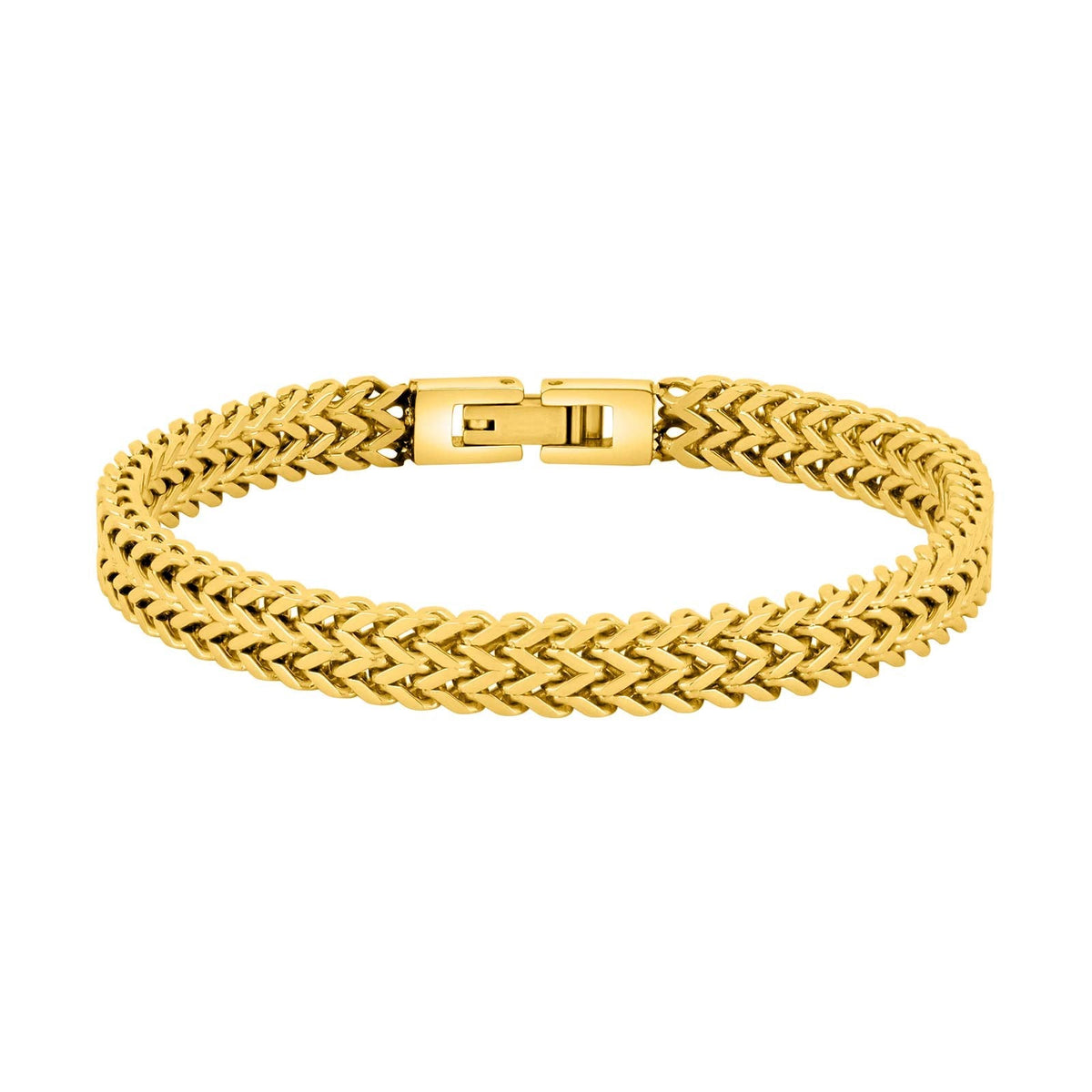 SON ARMBÅND STÅL IP GOLD 21CM