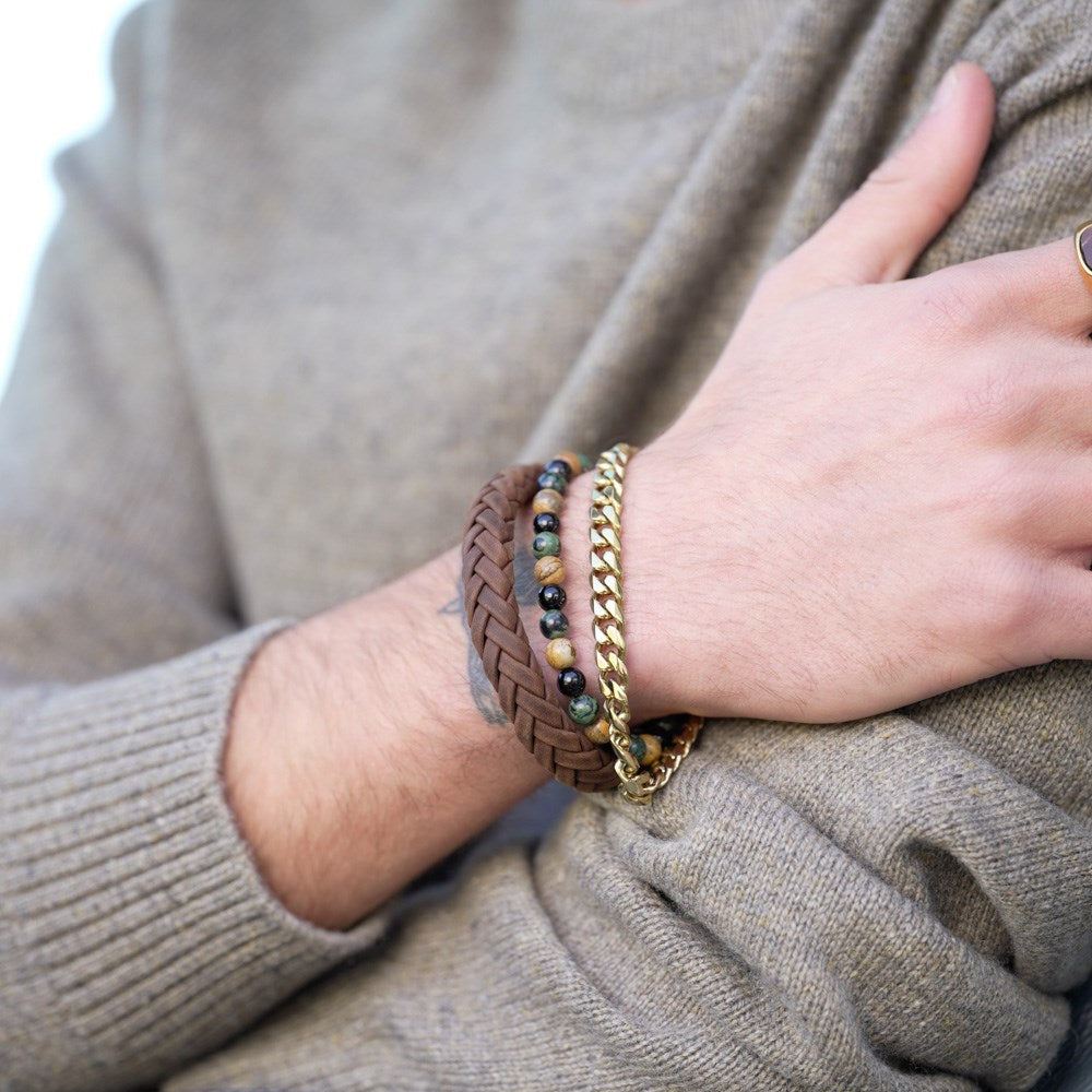 SON ARMBÅND BRUN KALVESKIND