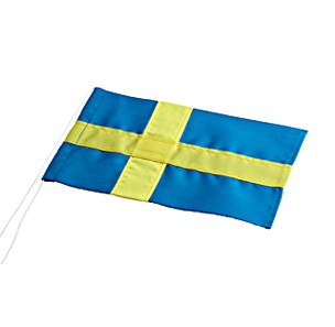 SVENSK STUTFLAG 30 CM 7,5X11