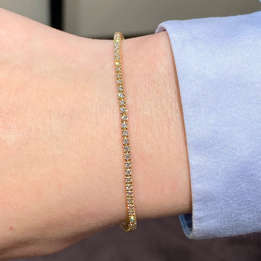 14 KT ARMBÅND 1,45CT W.SI