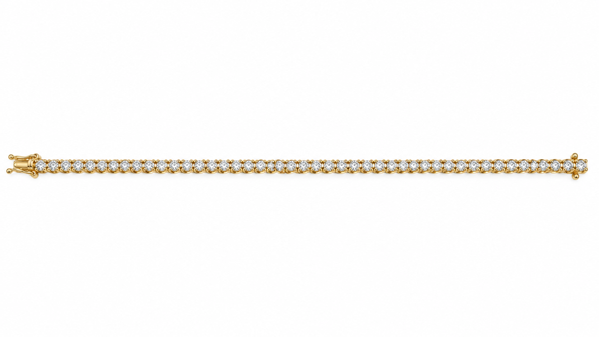 14KT.TENNIS ARMB.5,61 TW.SI 19CM