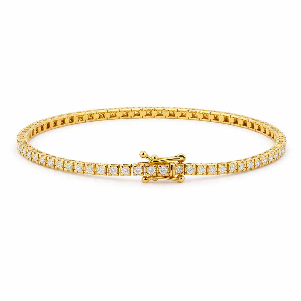 14KT.ARMBÅND 1,0 W.SI 18CM