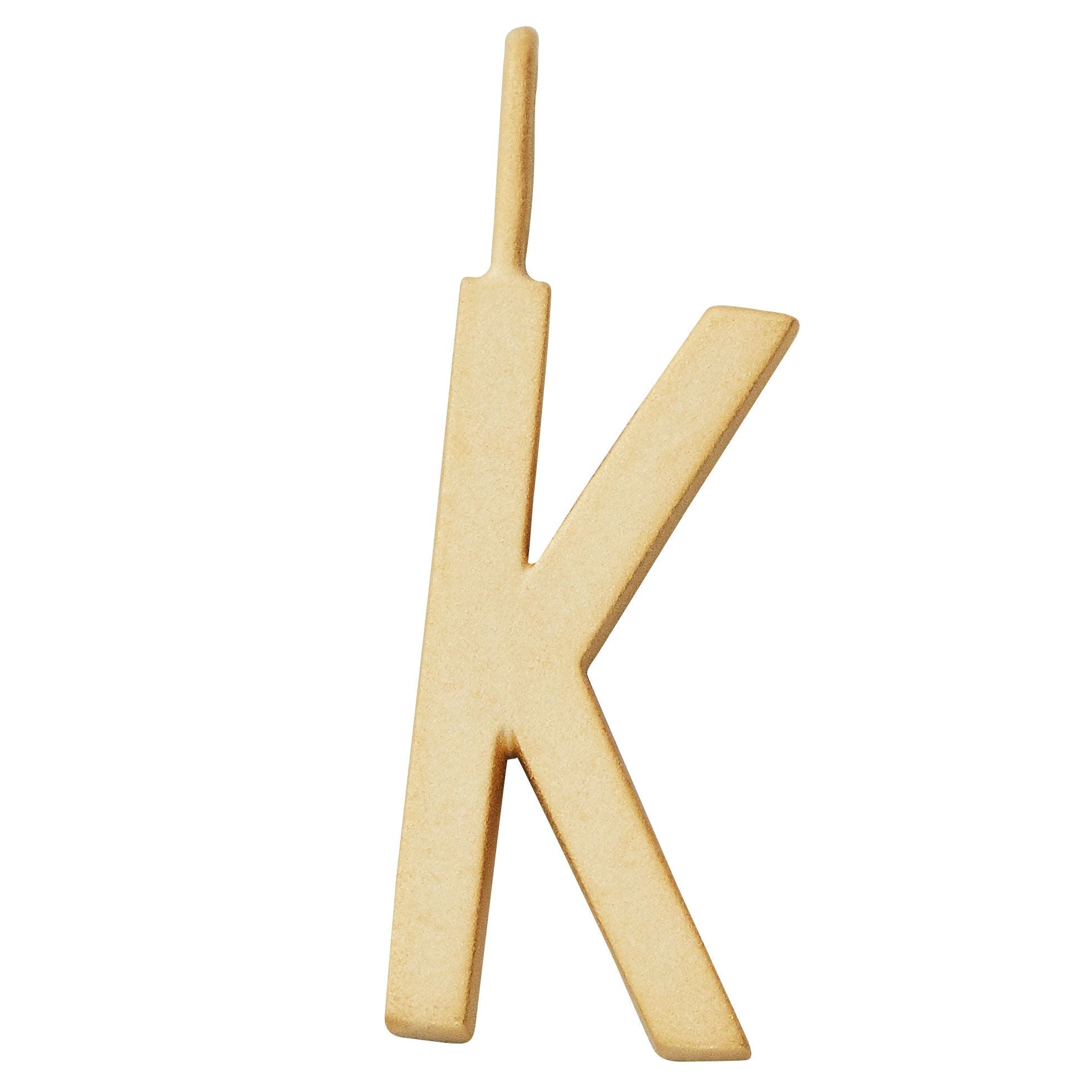 Design Letters, Vedhæng, 16 mm, Forgyldt