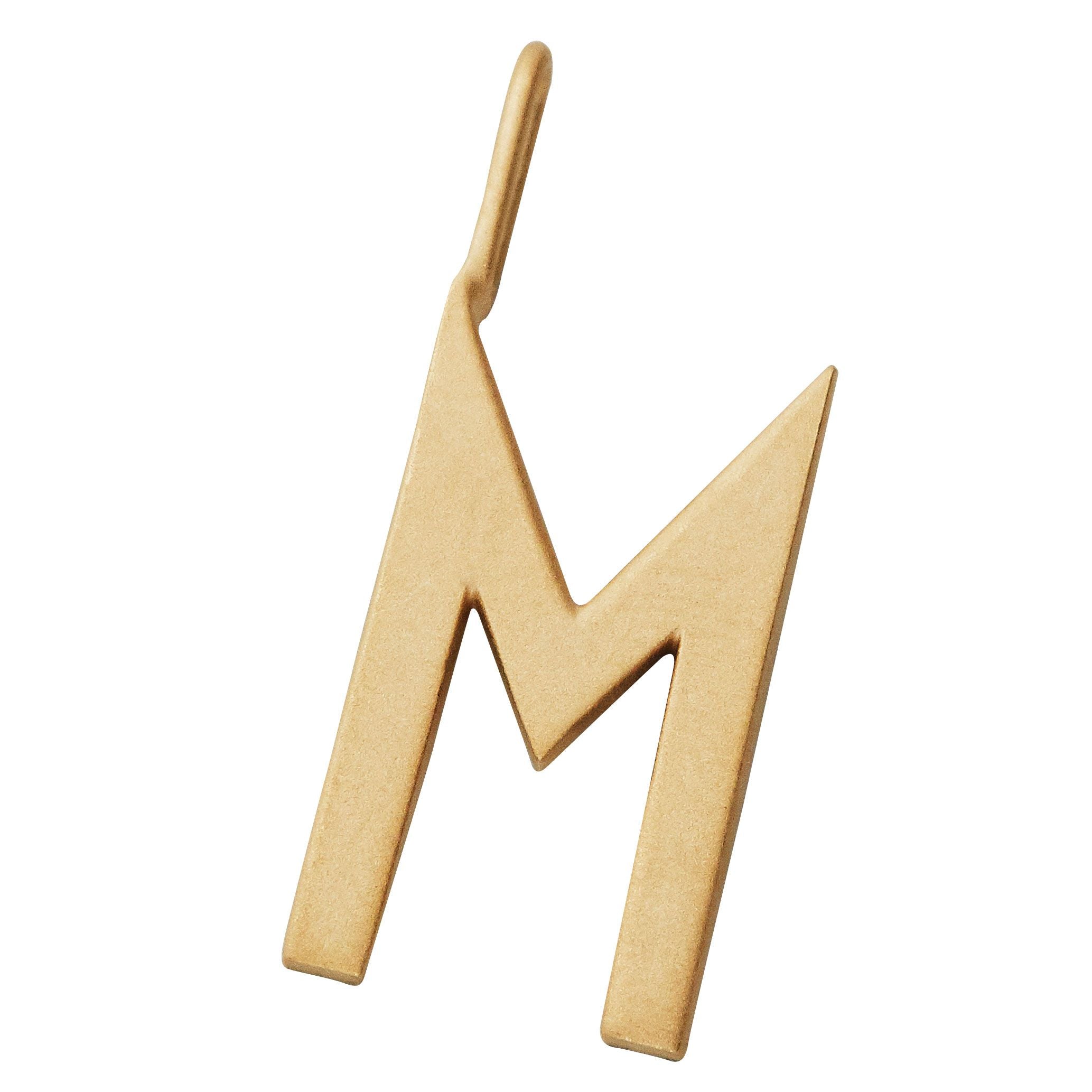 Design Letters, Vedhæng, 16 mm, Forgyldt