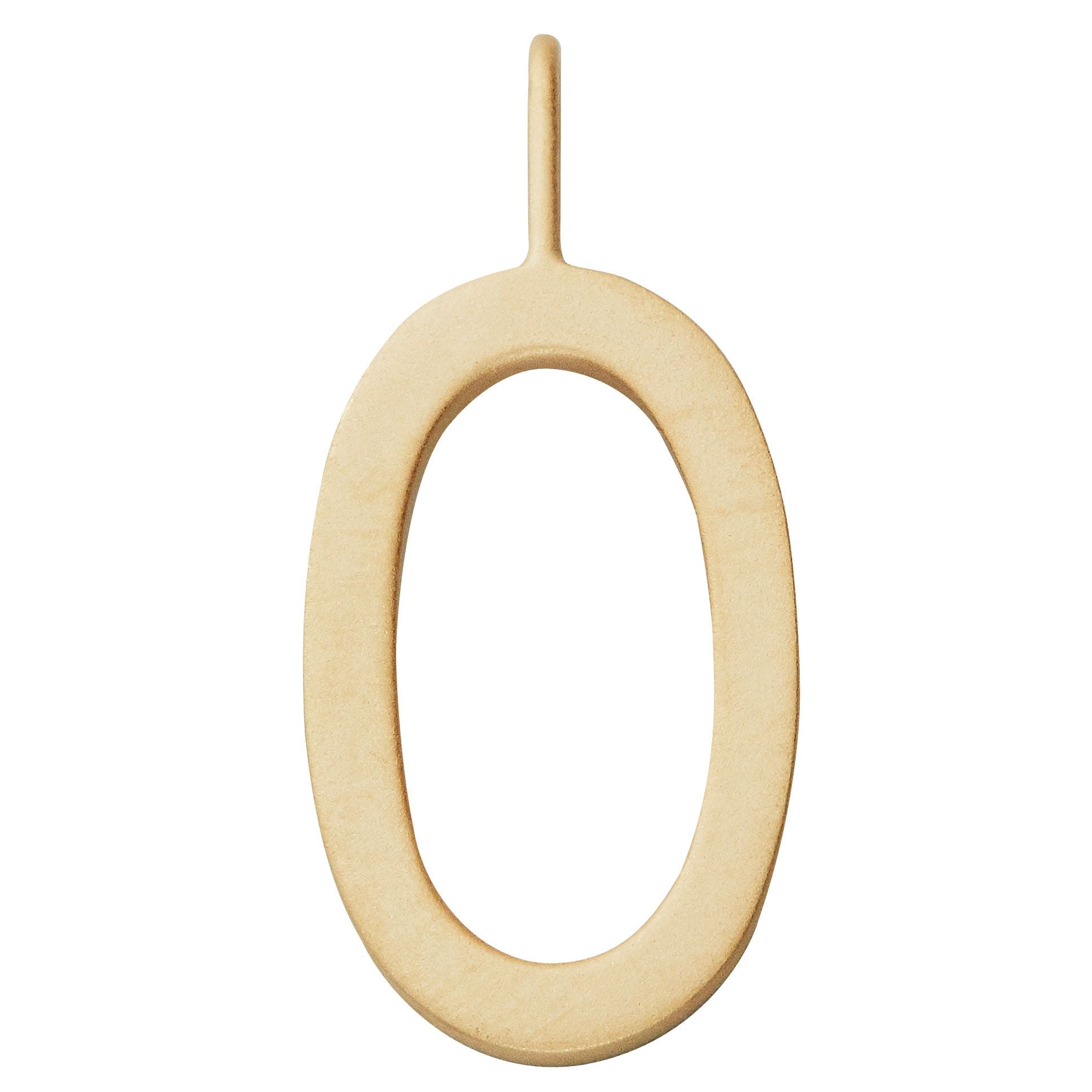 Design Letters, Vedhæng, 16 mm, Forgyldt
