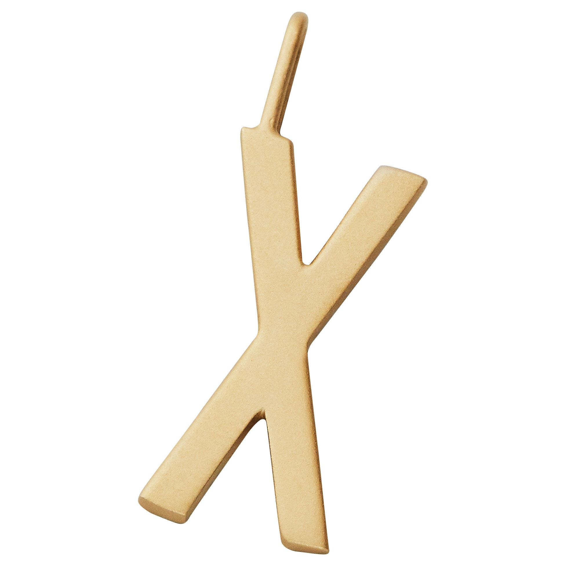 Design Letters, Vedhæng, 16 mm, Forgyldt