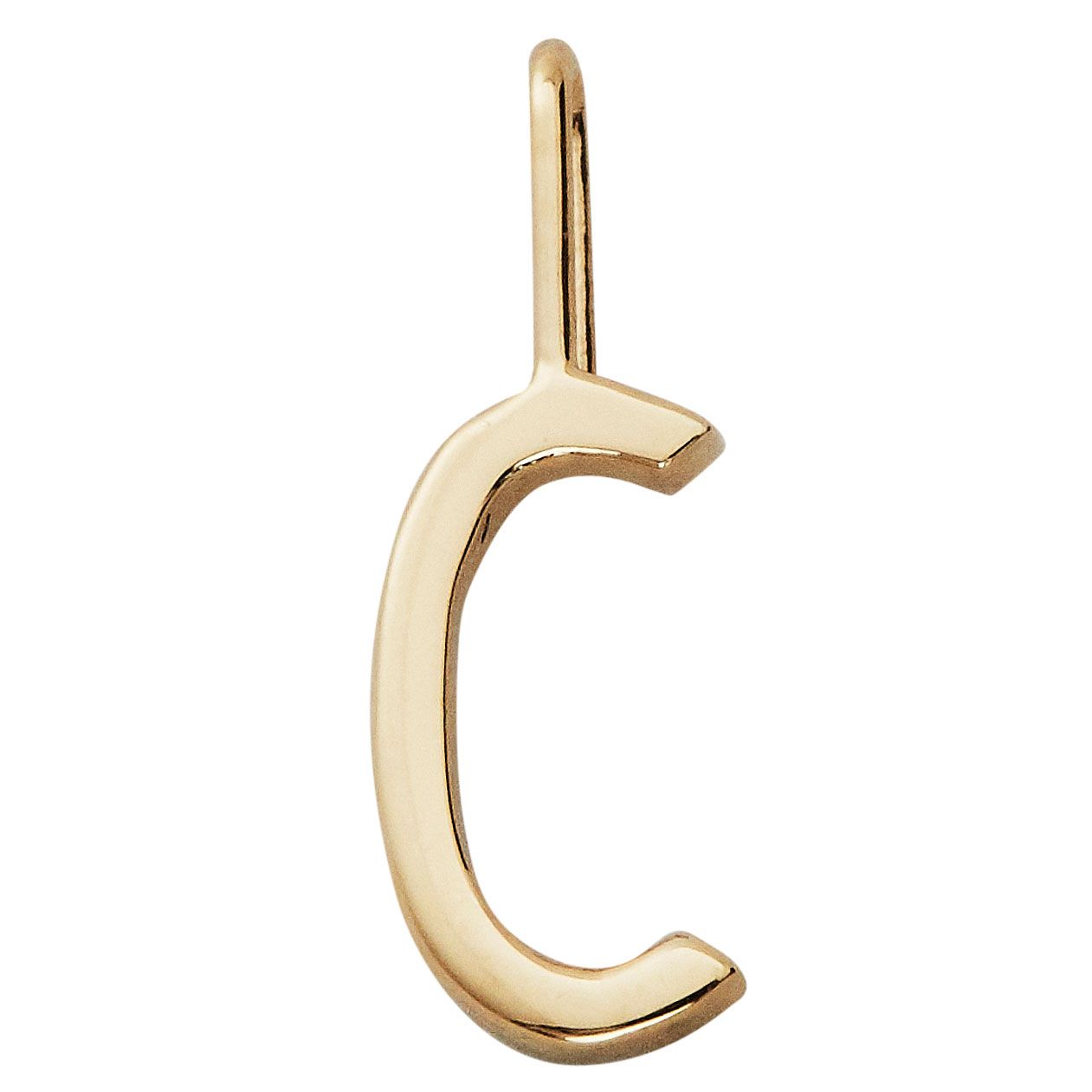 Design Letters, Vedhæng, 10 mm, Forgyldt