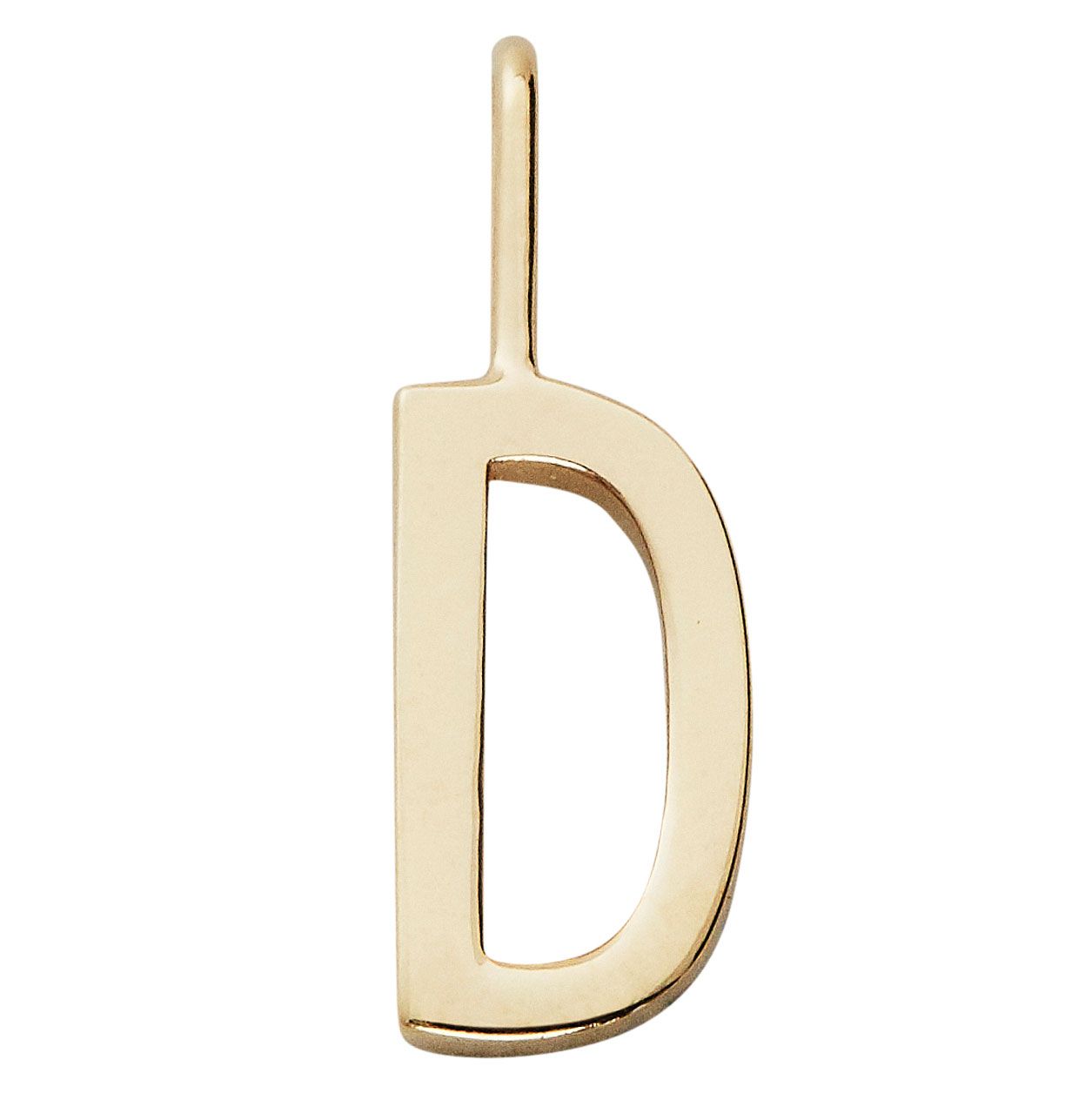 Design Letters, Vedhæng, 10 mm, Forgyldt