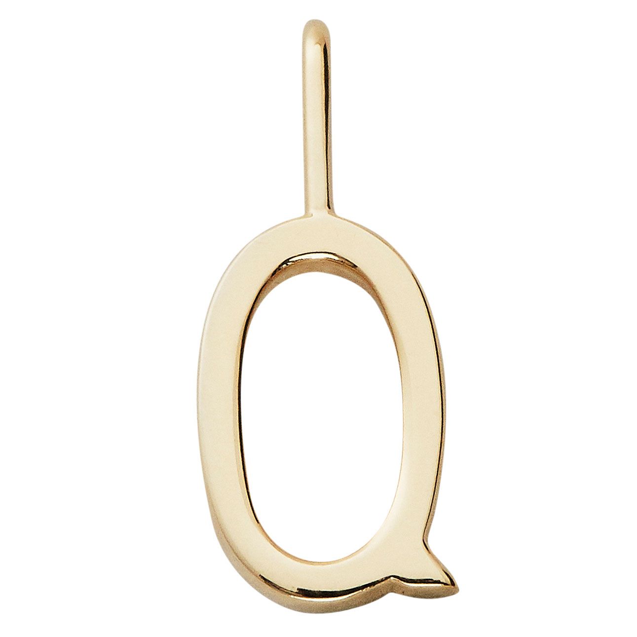 Design Letters, Vedhæng, 10 mm, Forgyldt