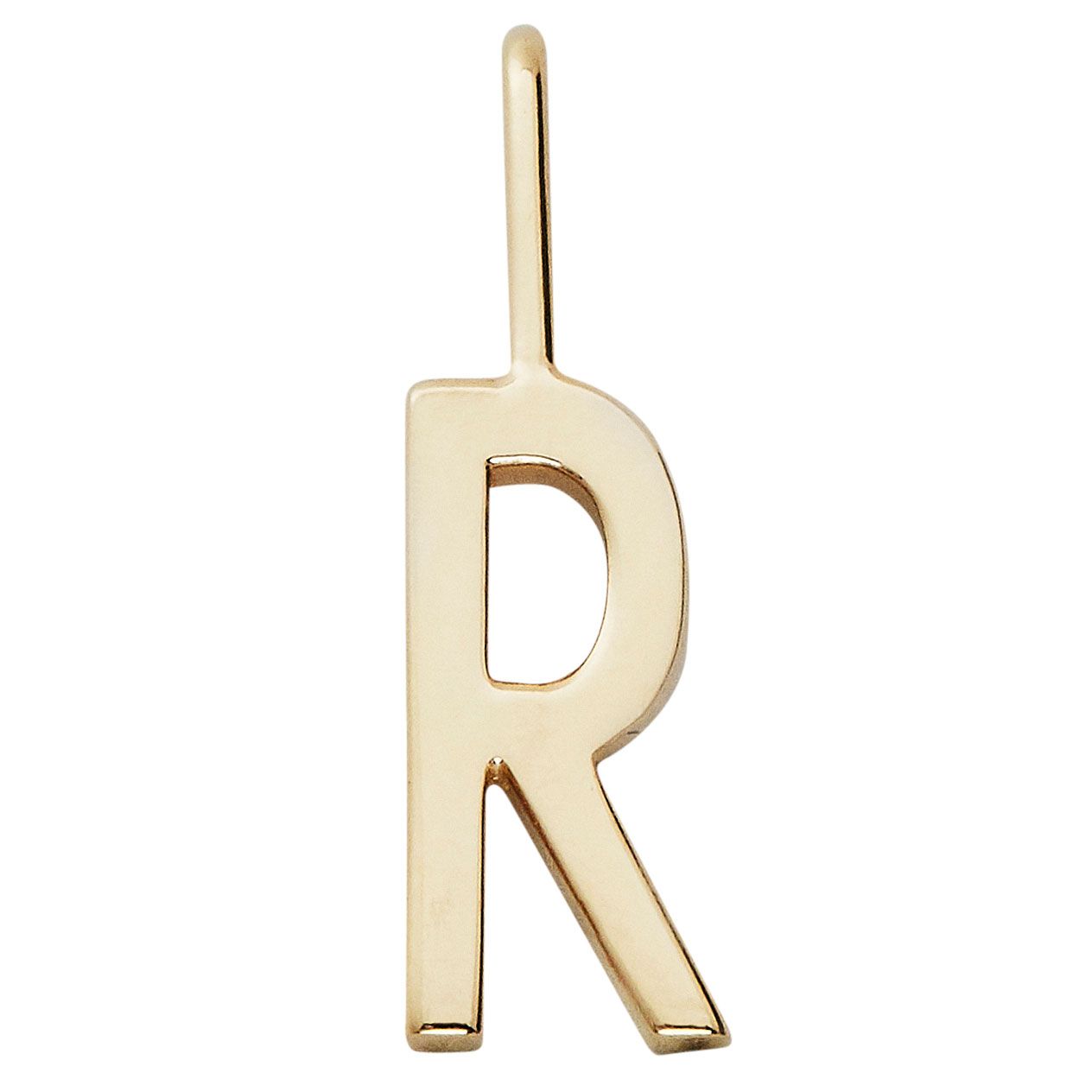 Design Letters, Vedhæng, 10 mm, Forgyldt