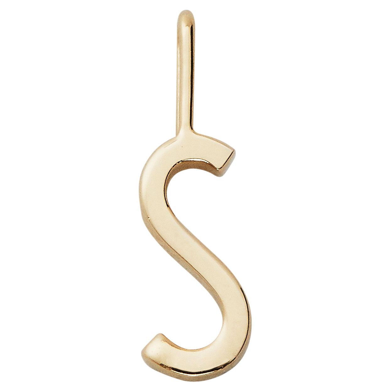 Design Letters, Vedhæng, 10 mm, Forgyldt