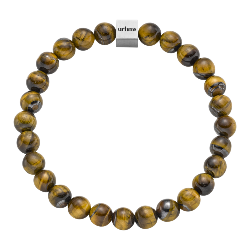 TARANTO STEN ARMBÅND TIGERØJE SMALL