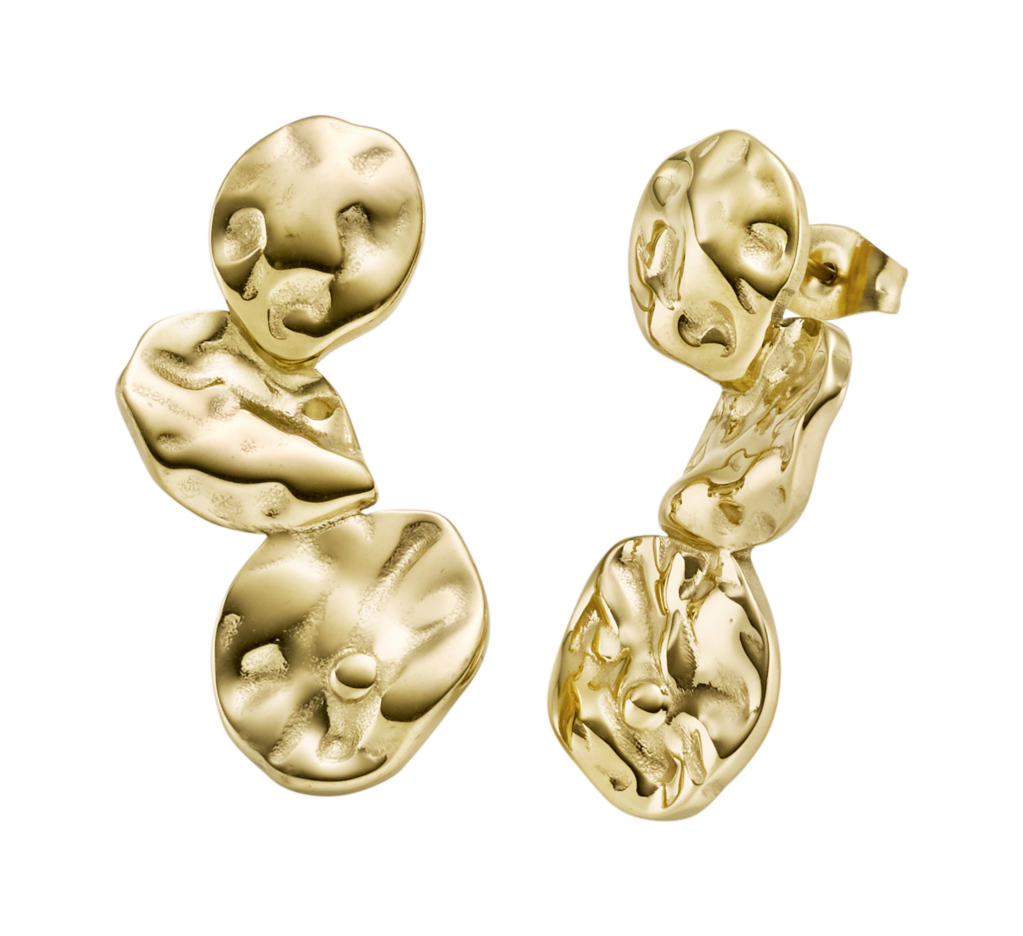 TRIESTE STÅL ØRESTIK RUSTIK PLADER FORG.