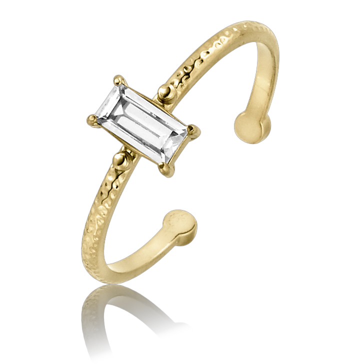 VITTORIA STÅL RING FORG.HVID