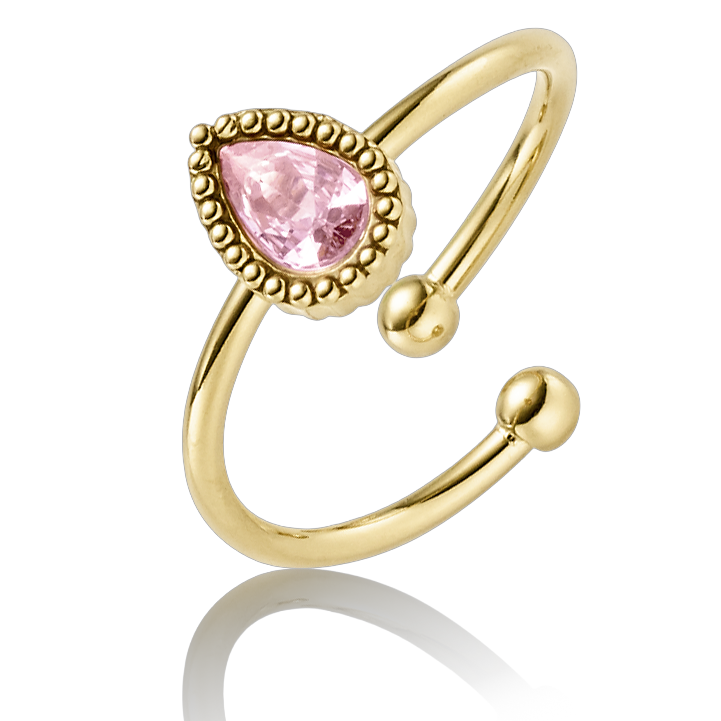 SALO STÅL RING FORG. PINK
