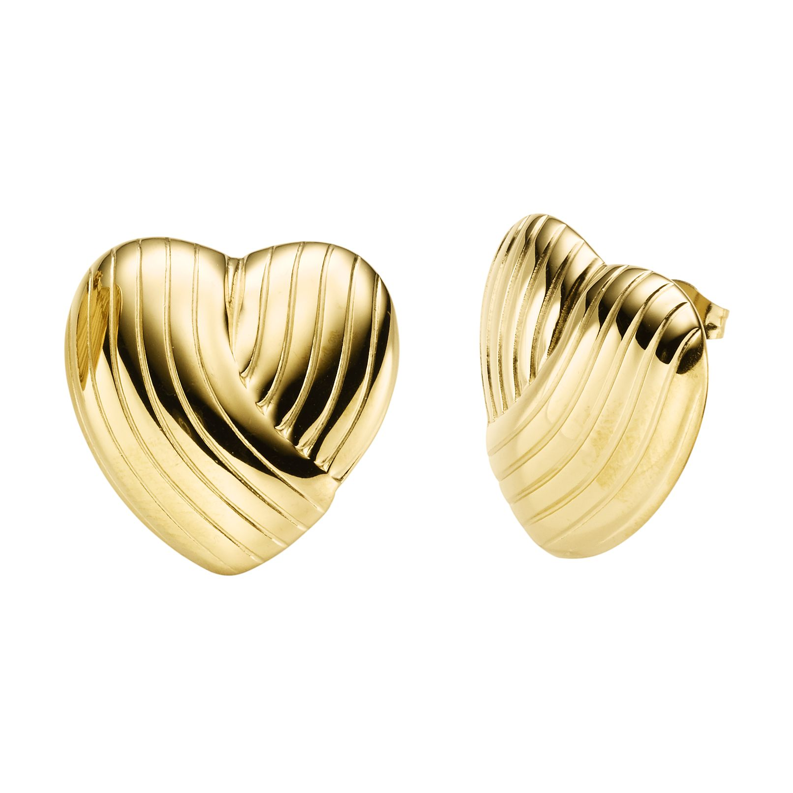 STÅL ØRESTIK HJERTE FORG