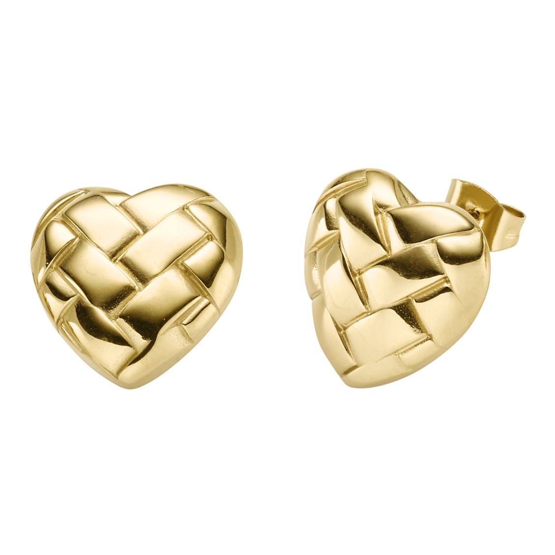 STÅL ØRESTIK FLET HJERTE FORG