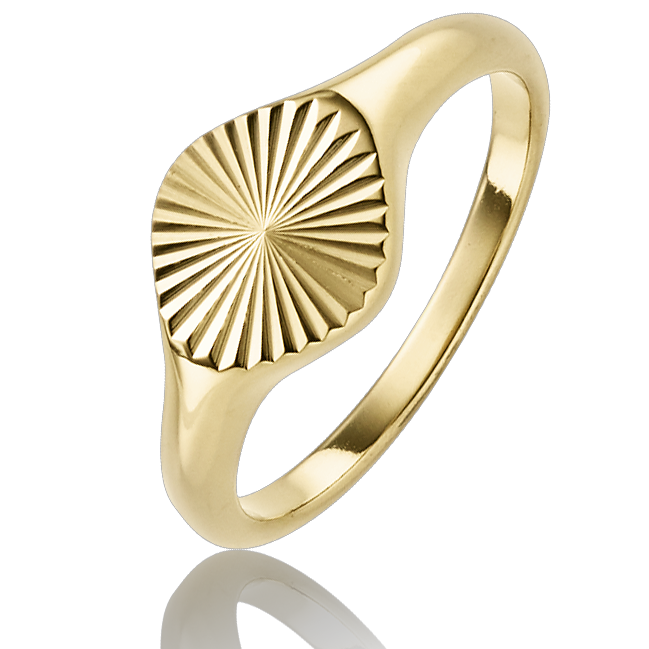 LATINA STÅL RING OVAL SOL FORG.