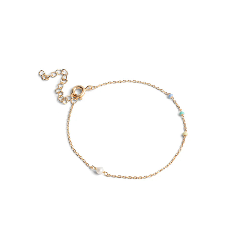 BRACELET, LOLA SIMPLE CITRUS SKY 15 + 4 CM