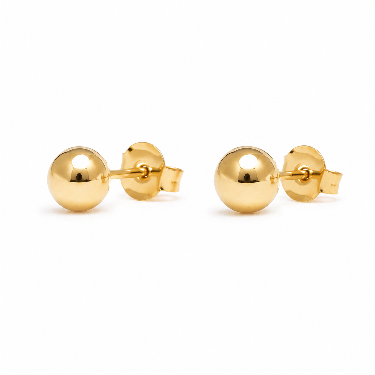 8KT.ØRESTIK KUGLE 5MM