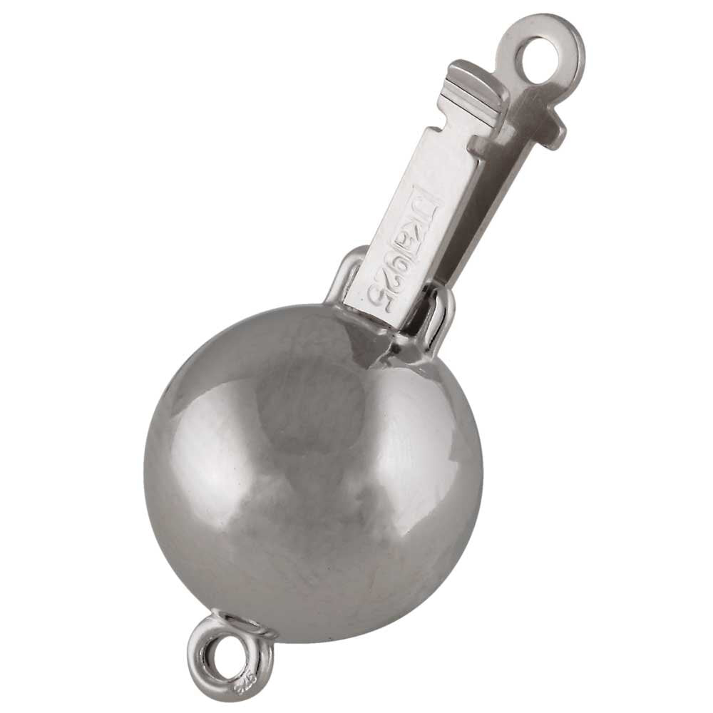 SØLV KUGLELÅS 10MM BLANK