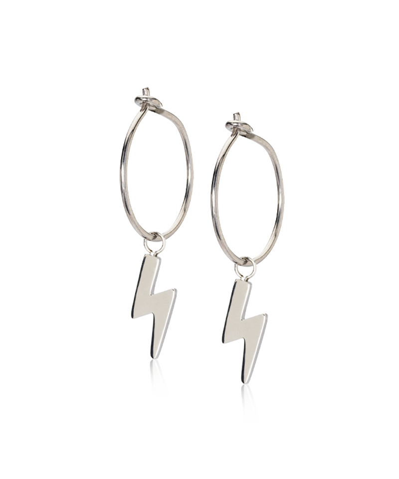 NT EAR RING 14 MM, PENDANT FLASH 11 MM