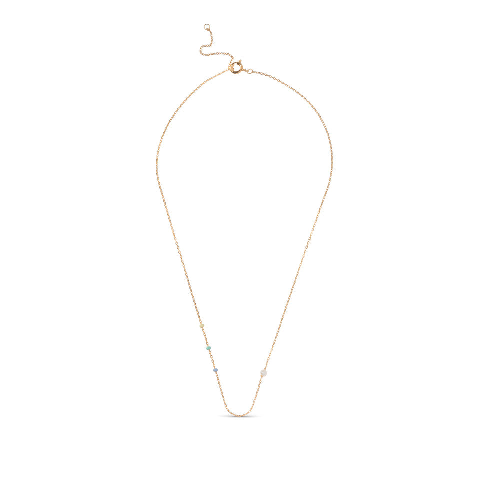NECKLACE, LOLA SIMPLE CITRUS SKY 38 + 4 CM