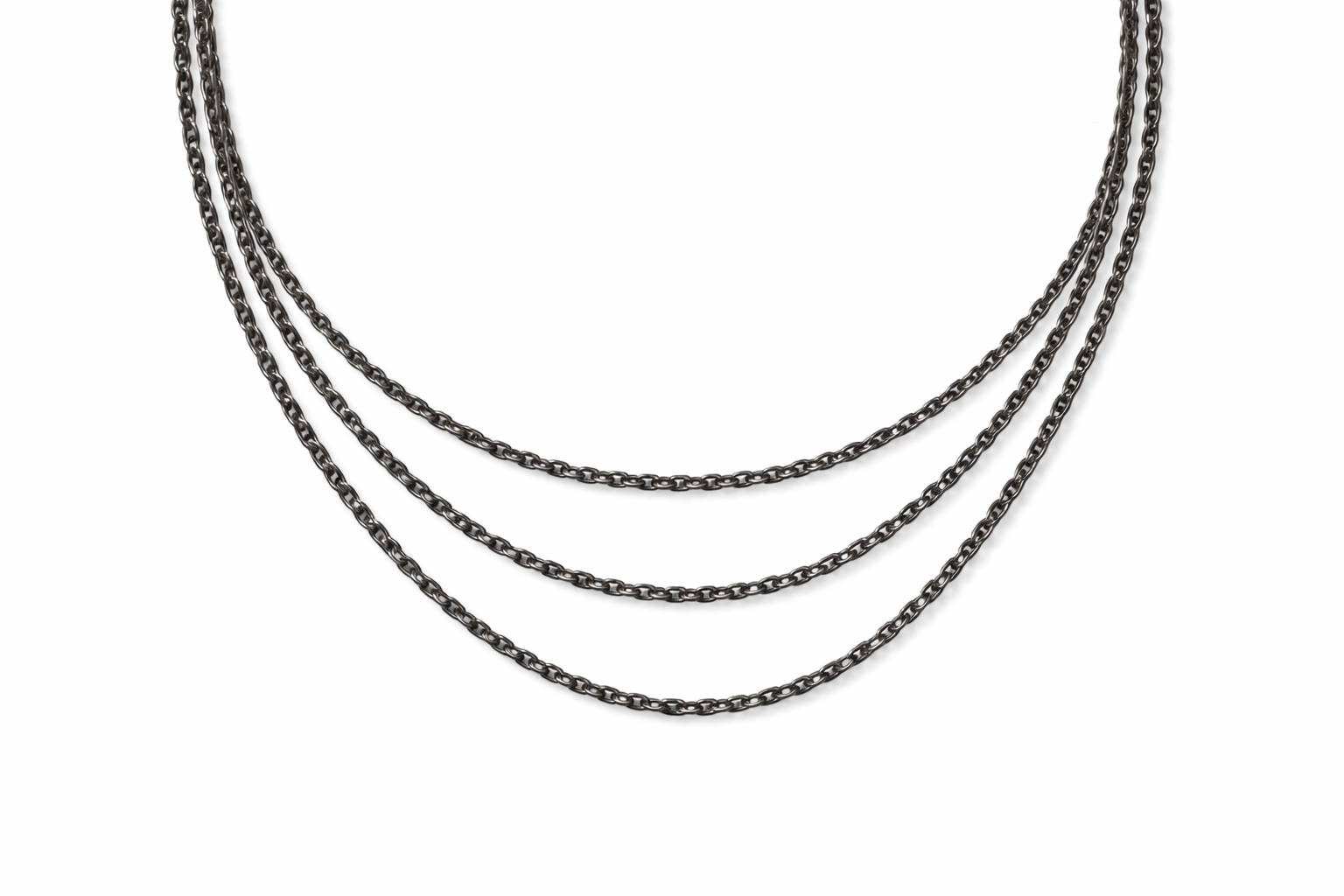 O.L.SØLV COLLIER 3RK ANKER