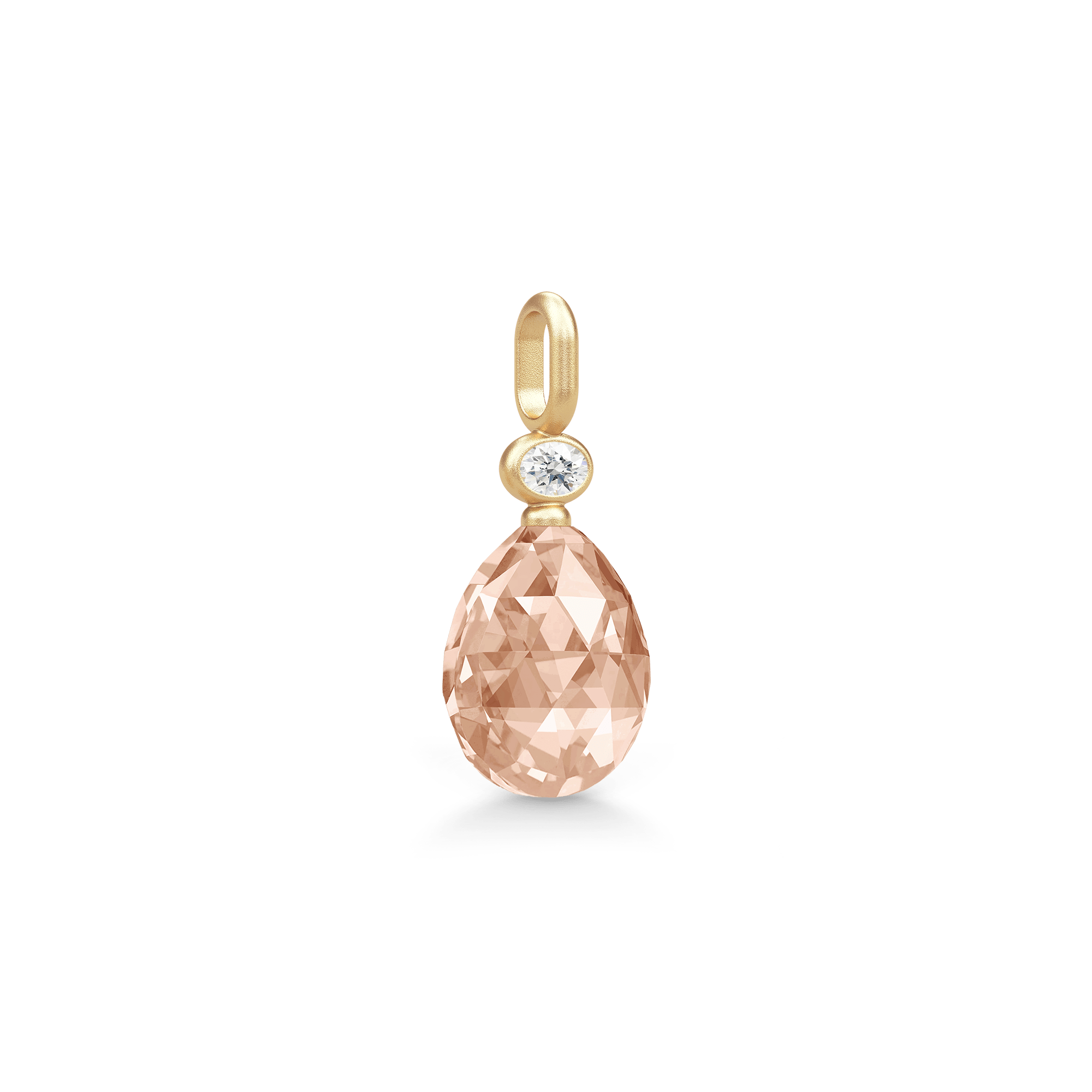 OFELIA PENDANT PEACH MORGANITE