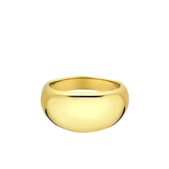 PANAMA RING FORGYLDT STÅL STR. 51