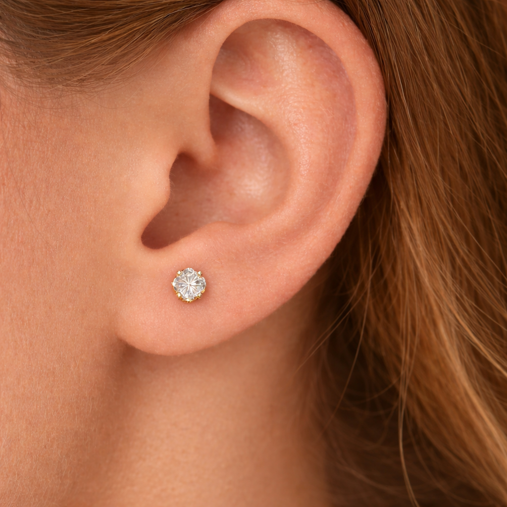 14KT.ØRERING 0,10 W.SI