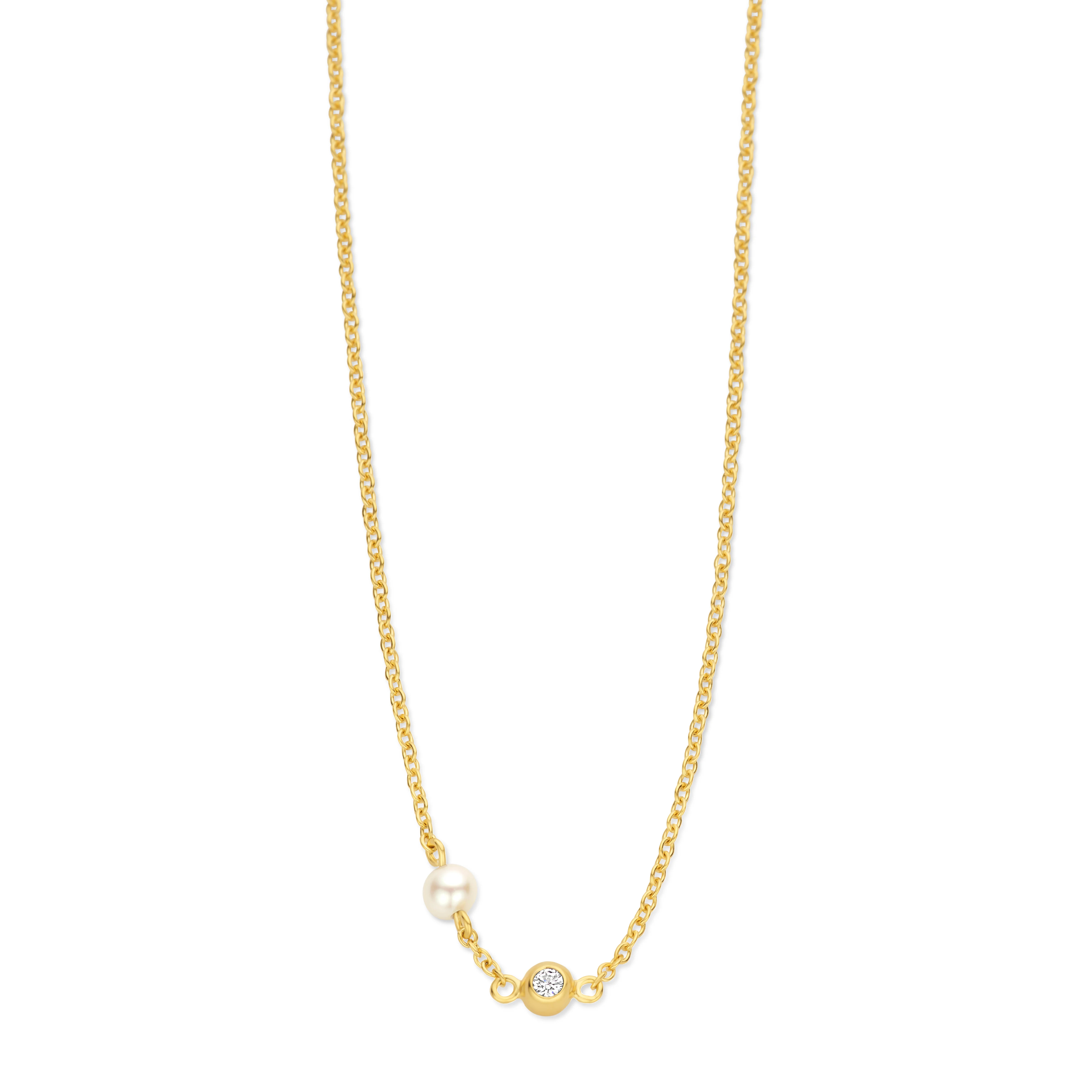 Spirit Icons Lucky Halskæde i 18 kt. forgyldt sølv S11342-45