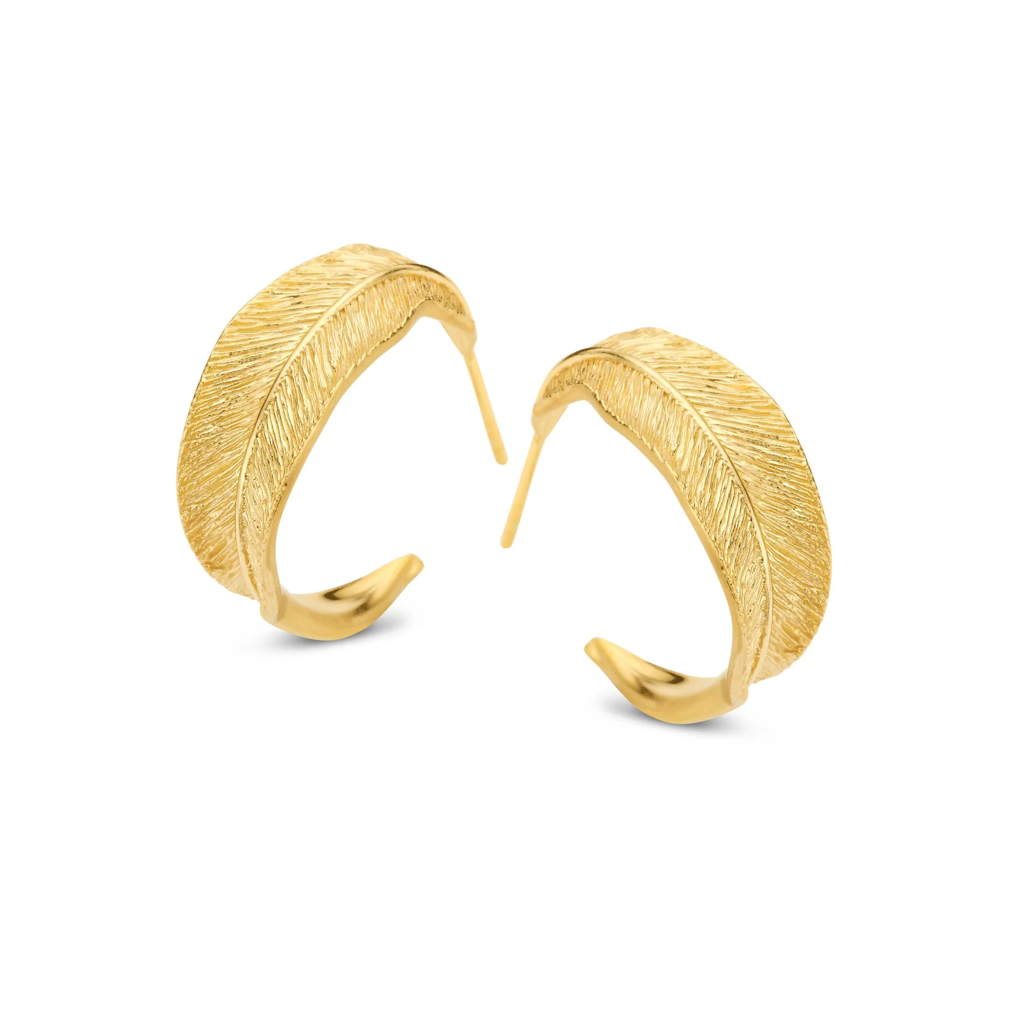 Spirit Icons Fall øreringe i 18k forgyldt sølv S41942