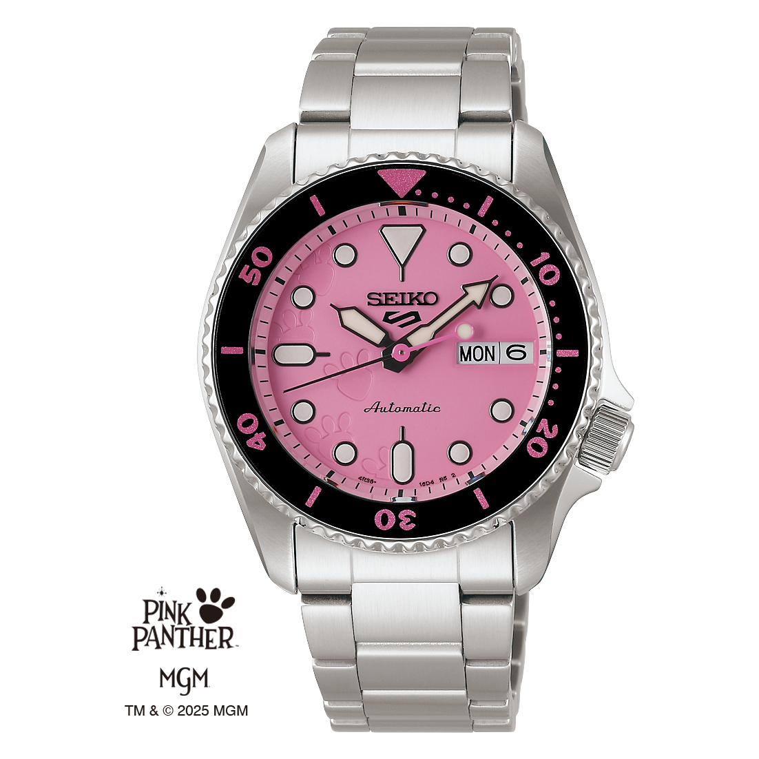 SEIKO 5 SPORTS PINK PANTHER LIMITED EDITION