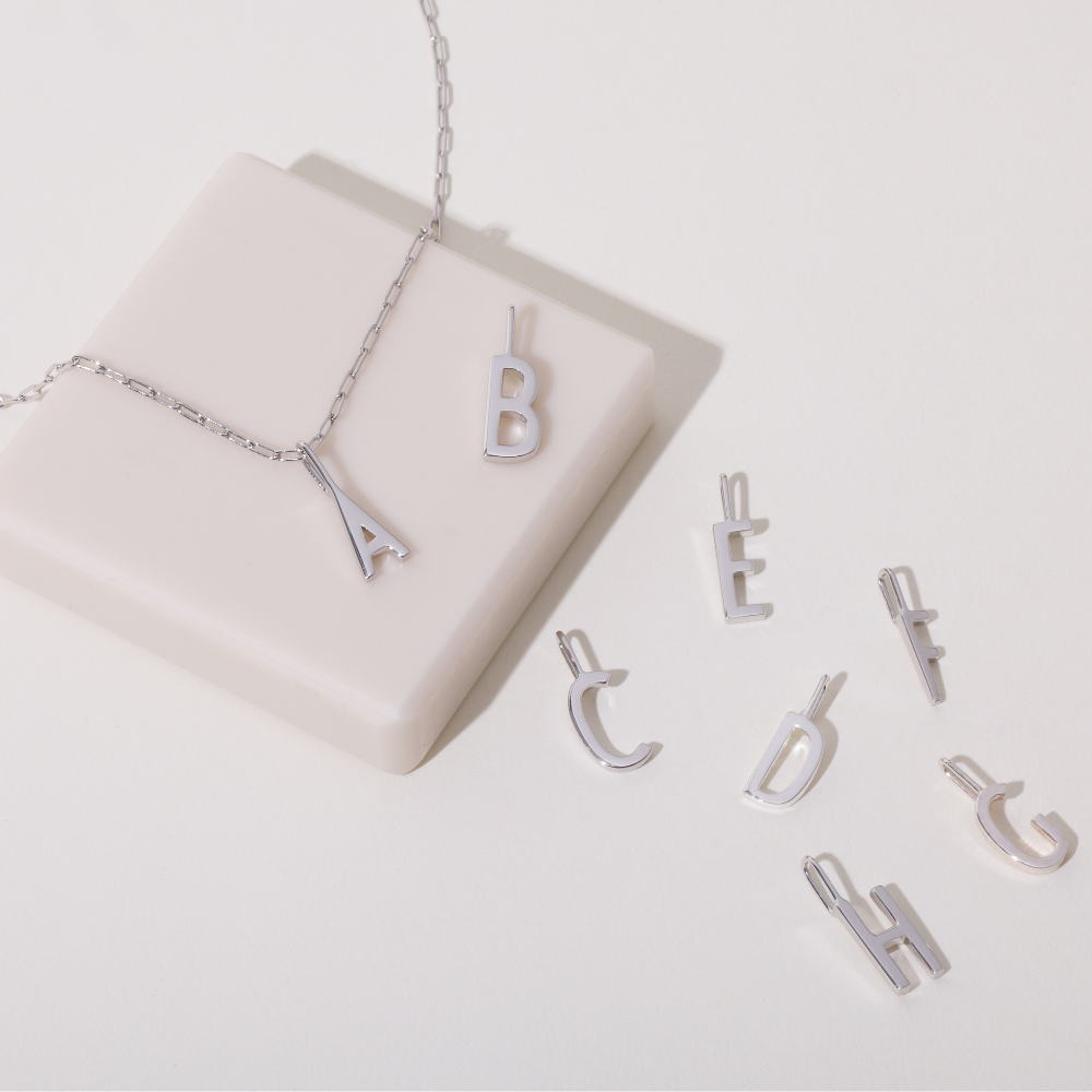 Design Letters, Vedhæng, 10 mm, Sølv