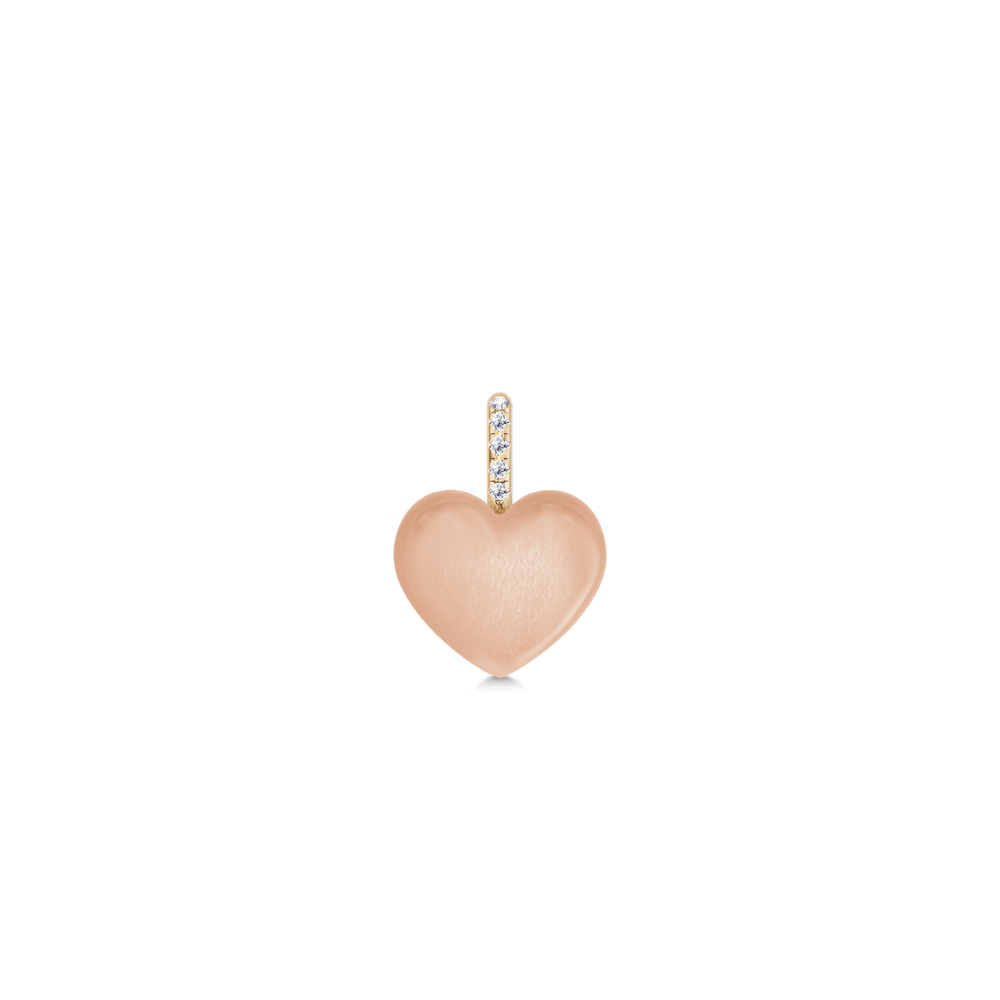 LUNA LOVE VEDHÆNG 0,0125CT ROSY MÅNESTEN