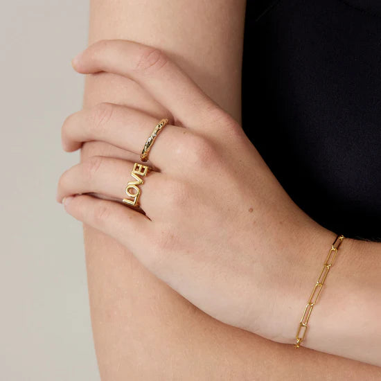 ZÜRICH RING FORGYLDT SØLV M.ZIR