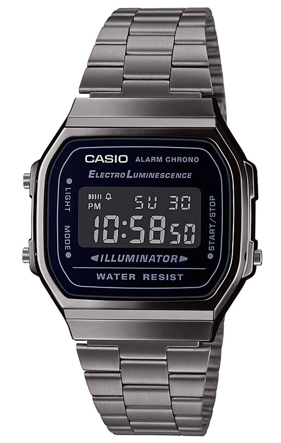 CASIO UR VINTAGE SORT STÅL