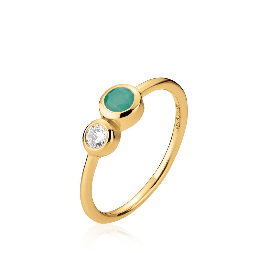 LEONORA - RING GOLD-PLATED