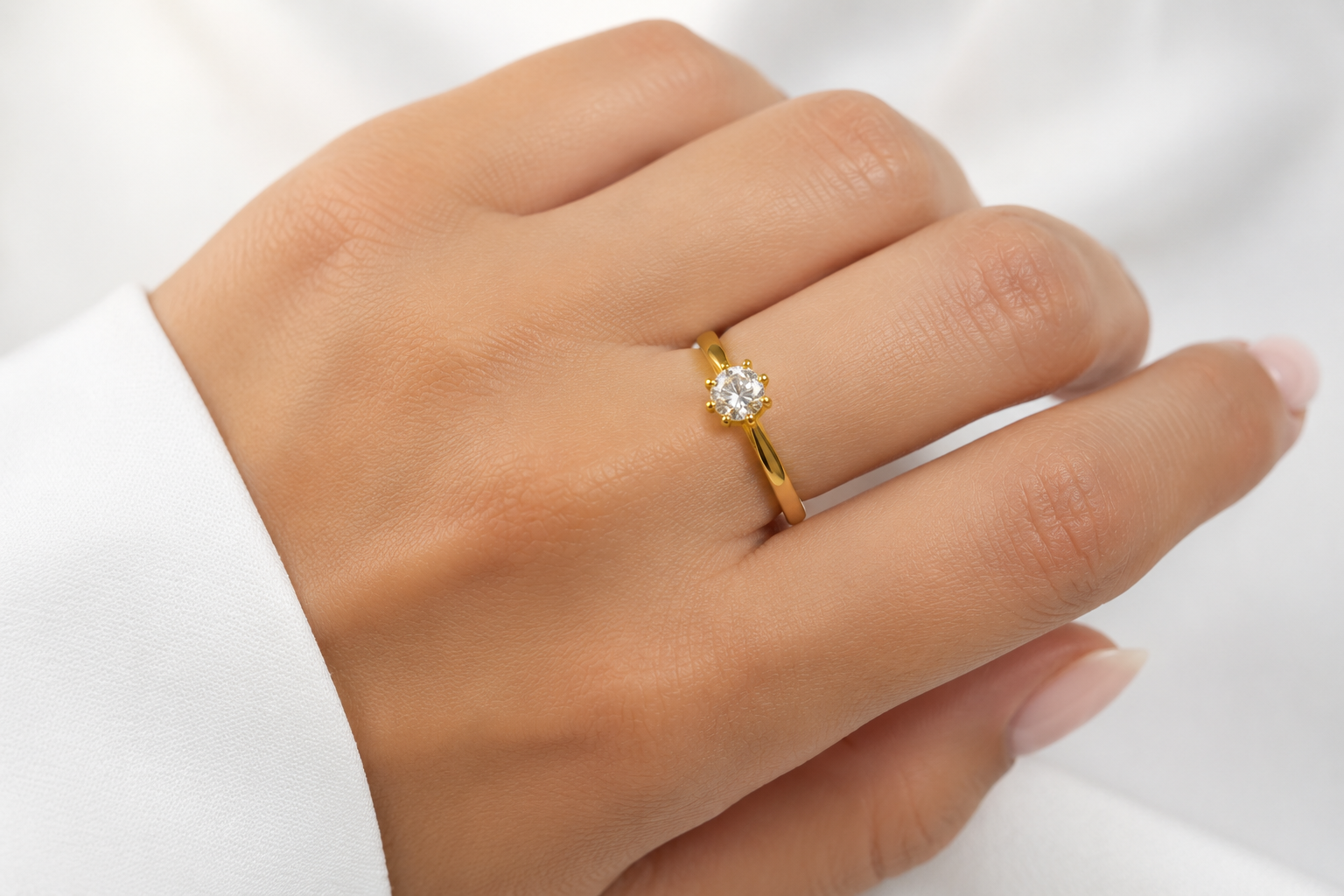 14KT.RING 0,30 TW.VS HENRIK ØRSNES DESIGN