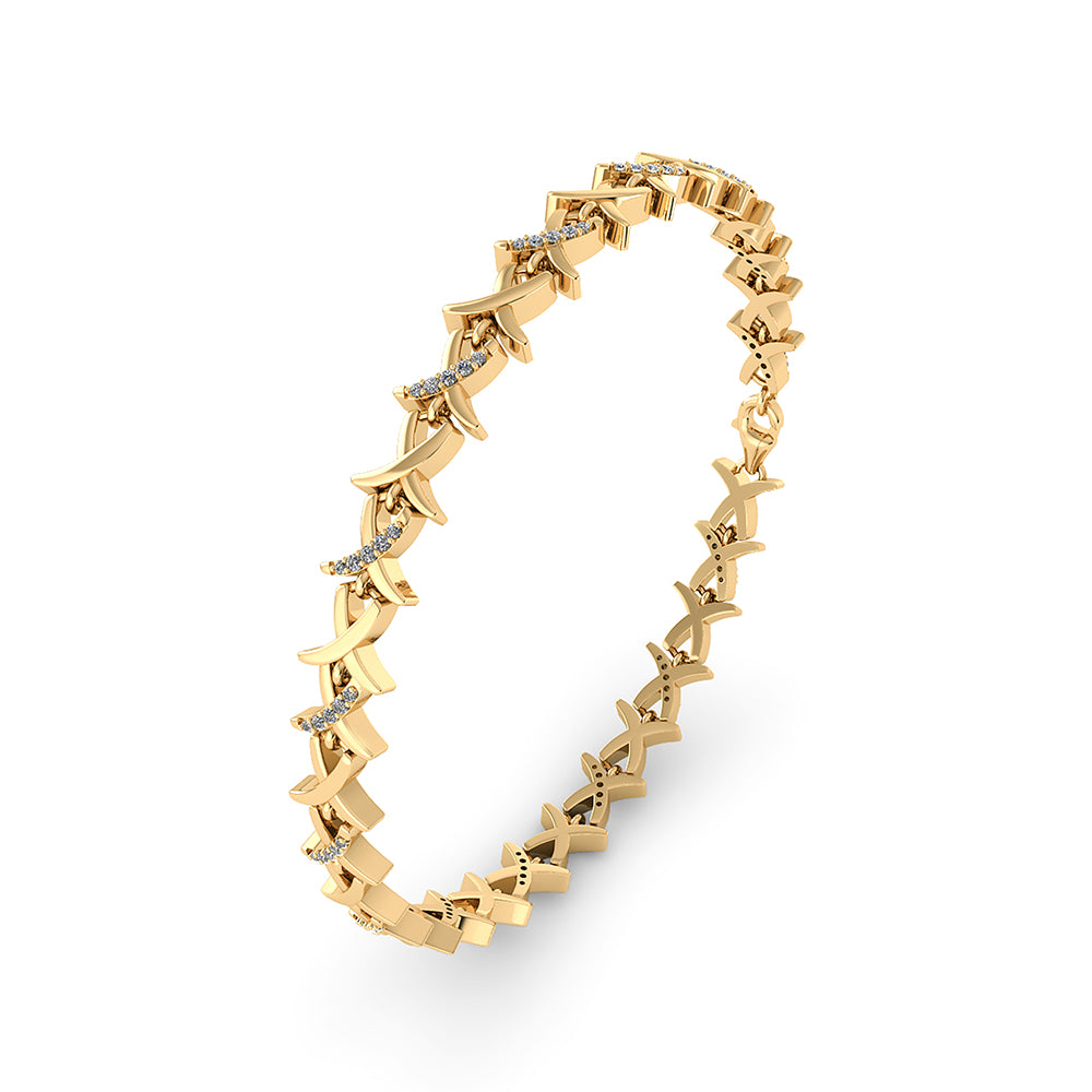 Smykkekæden Armbånd i Forgyldt Sølv DVJL001FG