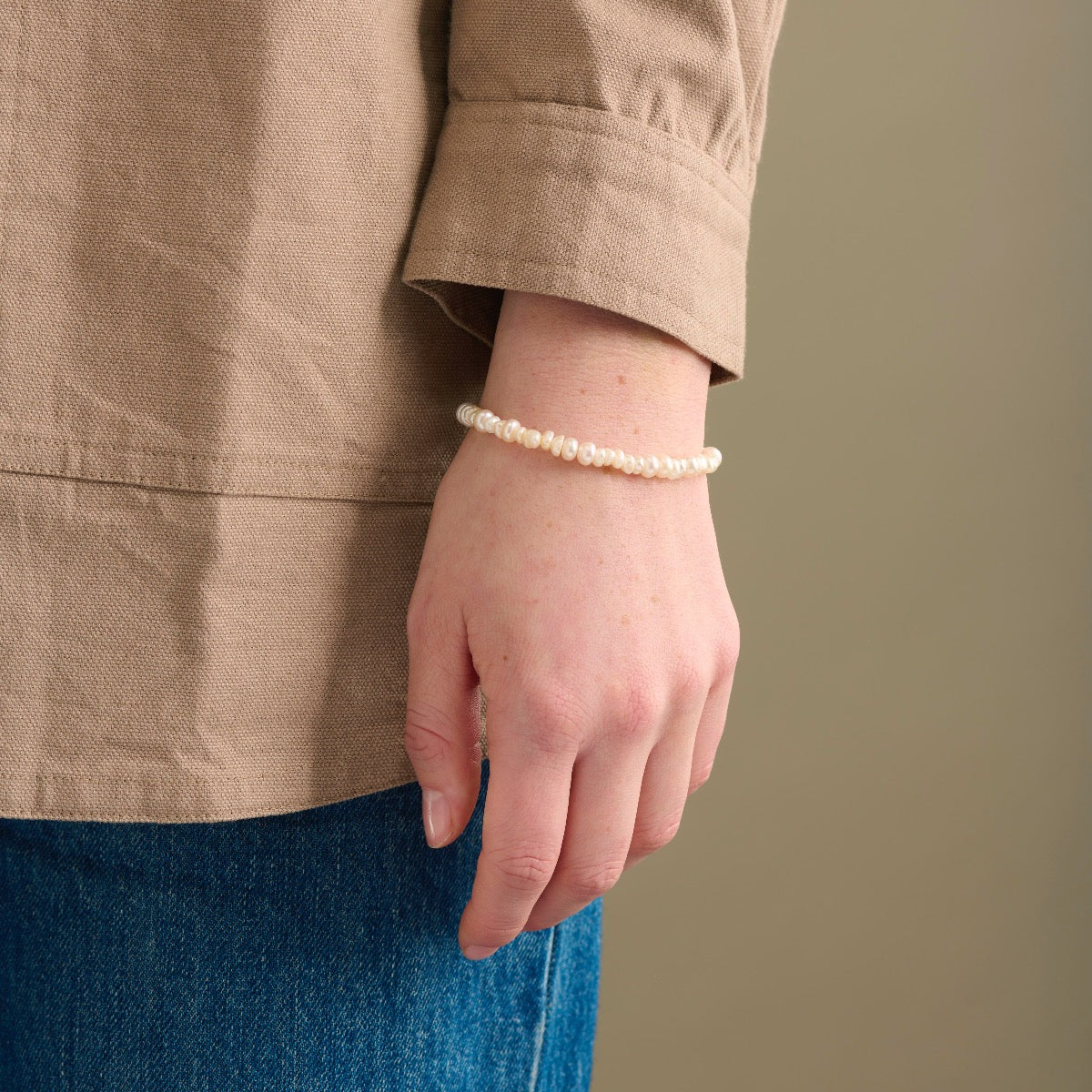 Liberty Bracelet Sterling Sølv Armbånd fra Pernille Corydon med Ferskvandsperler