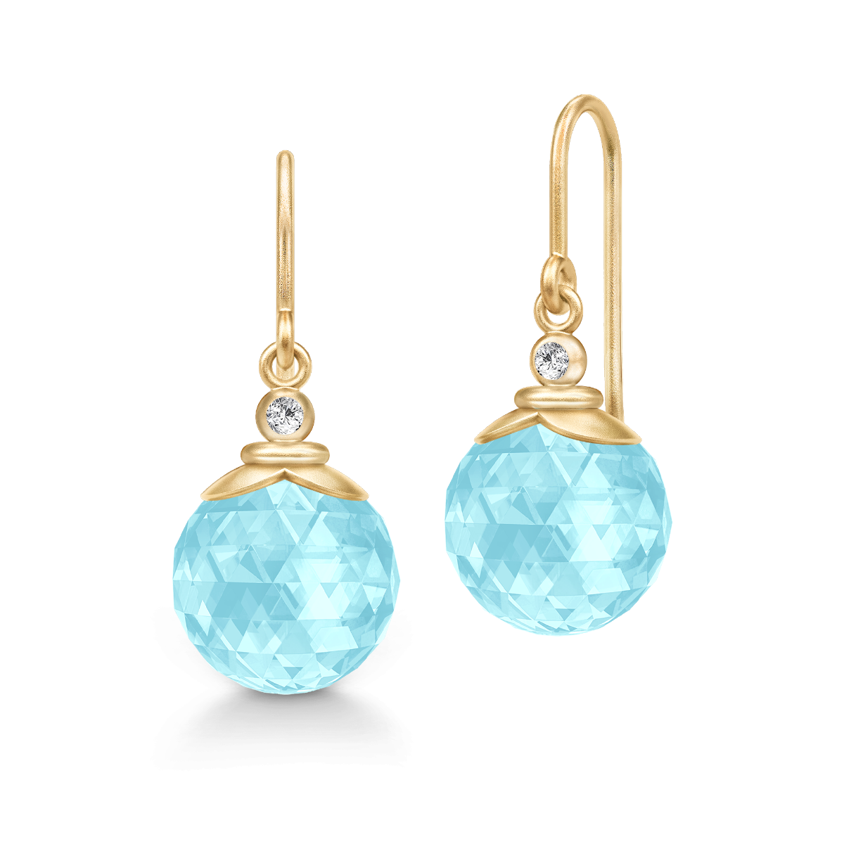 BERRY EARRING ICE BLUE