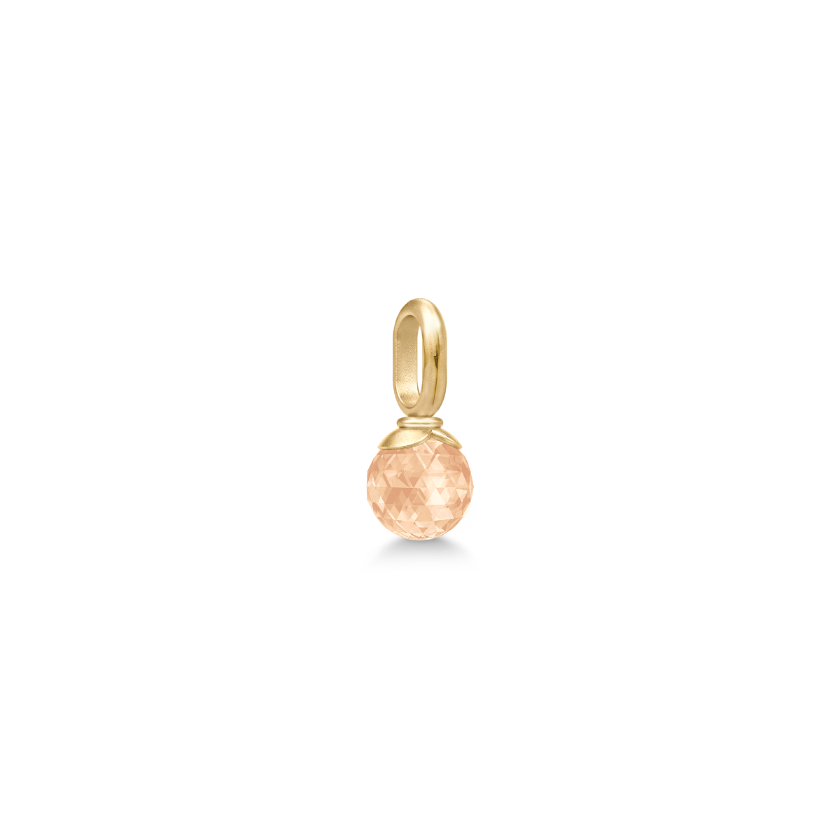 BERRY SMALL PENDANT PEACH MORGANITE