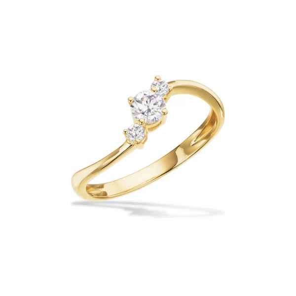RING CUBIC ZIR. 8 KT.