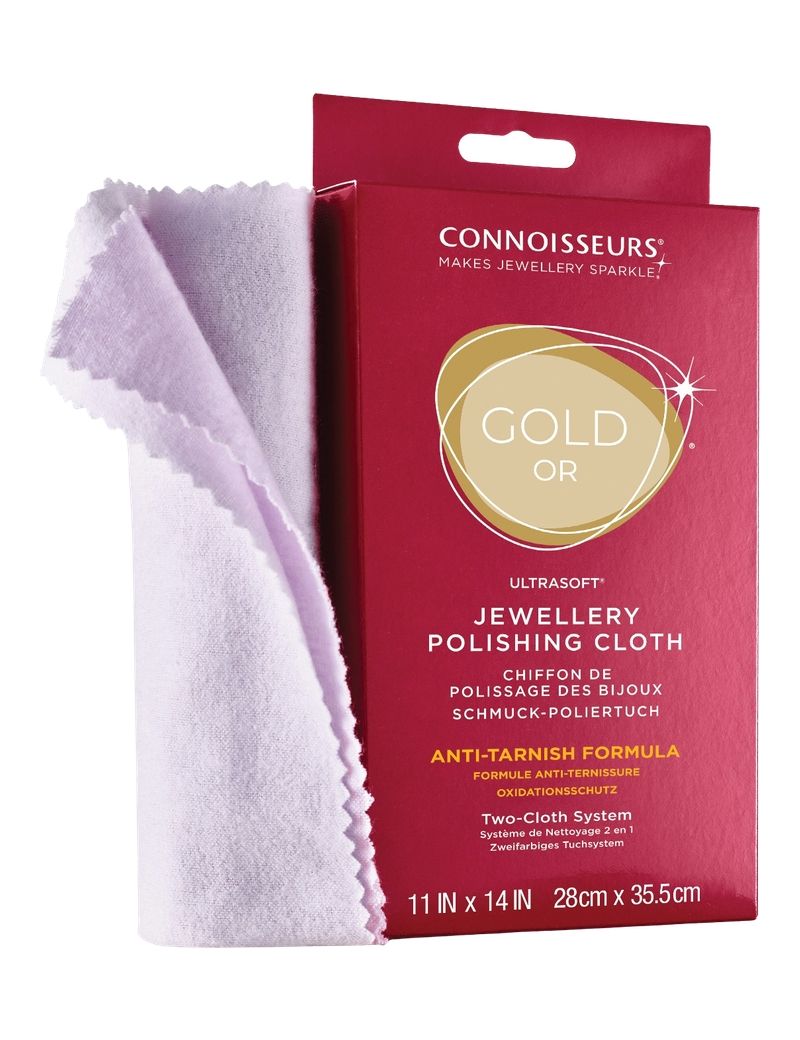 GOLD POLISHING CLOTHS CONNOISS
